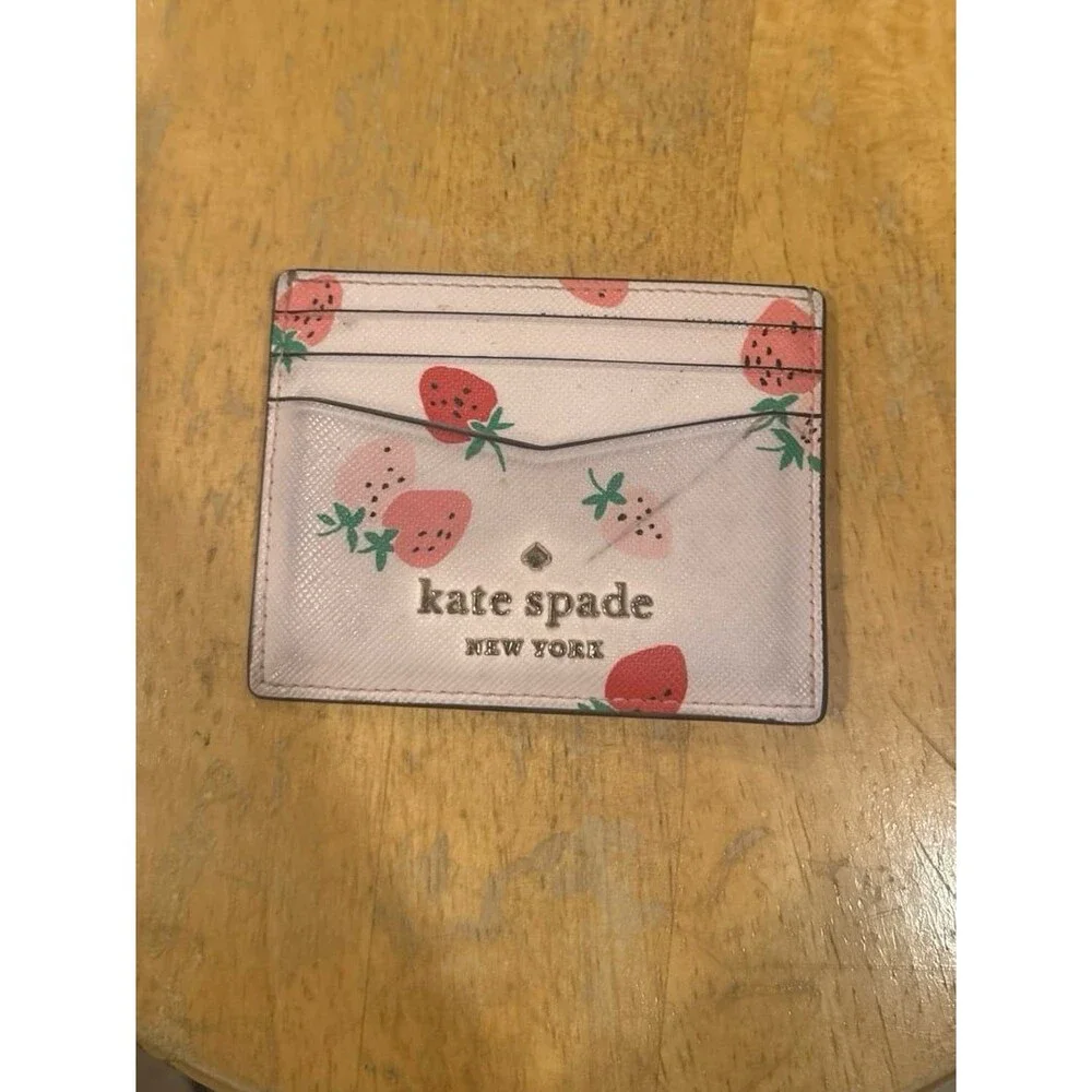 Kate Spade Strawberry Card Holder